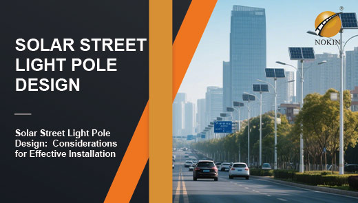 solar street light pole